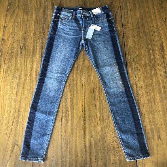 Express mid rise legging skinny jeans